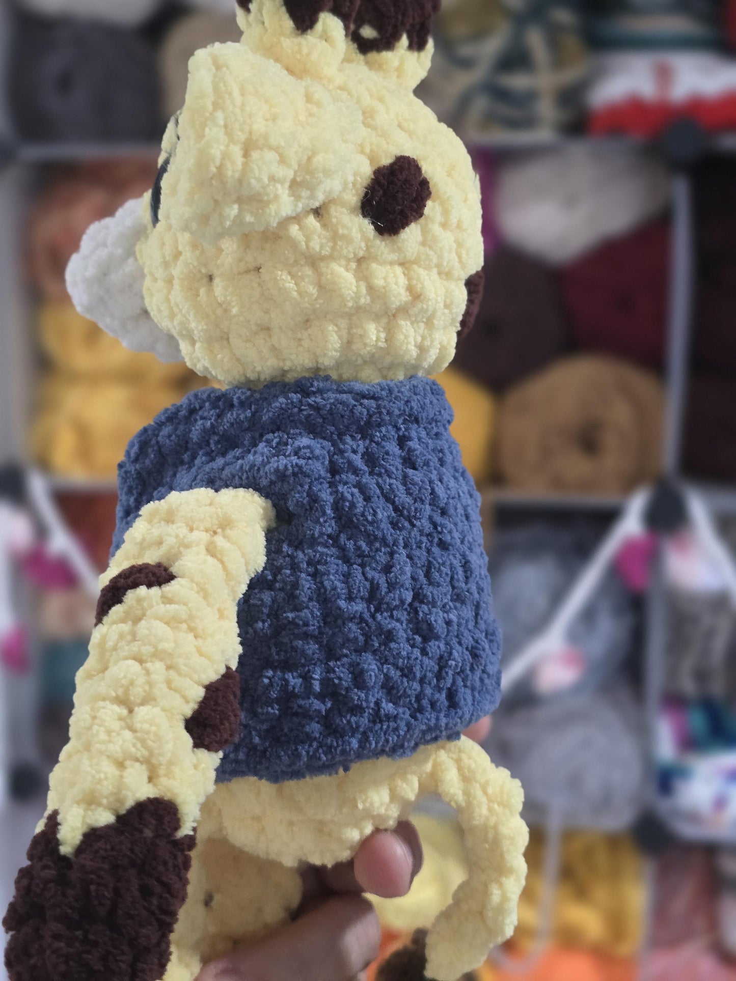 CROCHET PATTERN, Freckles the Giraffe, Whimsy Friends Collection, Giraffe Crochet Pattern, Vest, Giraffe in Vest