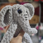 CROCHET PATTERN, Tooty the Elephant, Whimsy Friends Collection, Elephant Crochet Pattern, Peanut, Crochted Peanut
