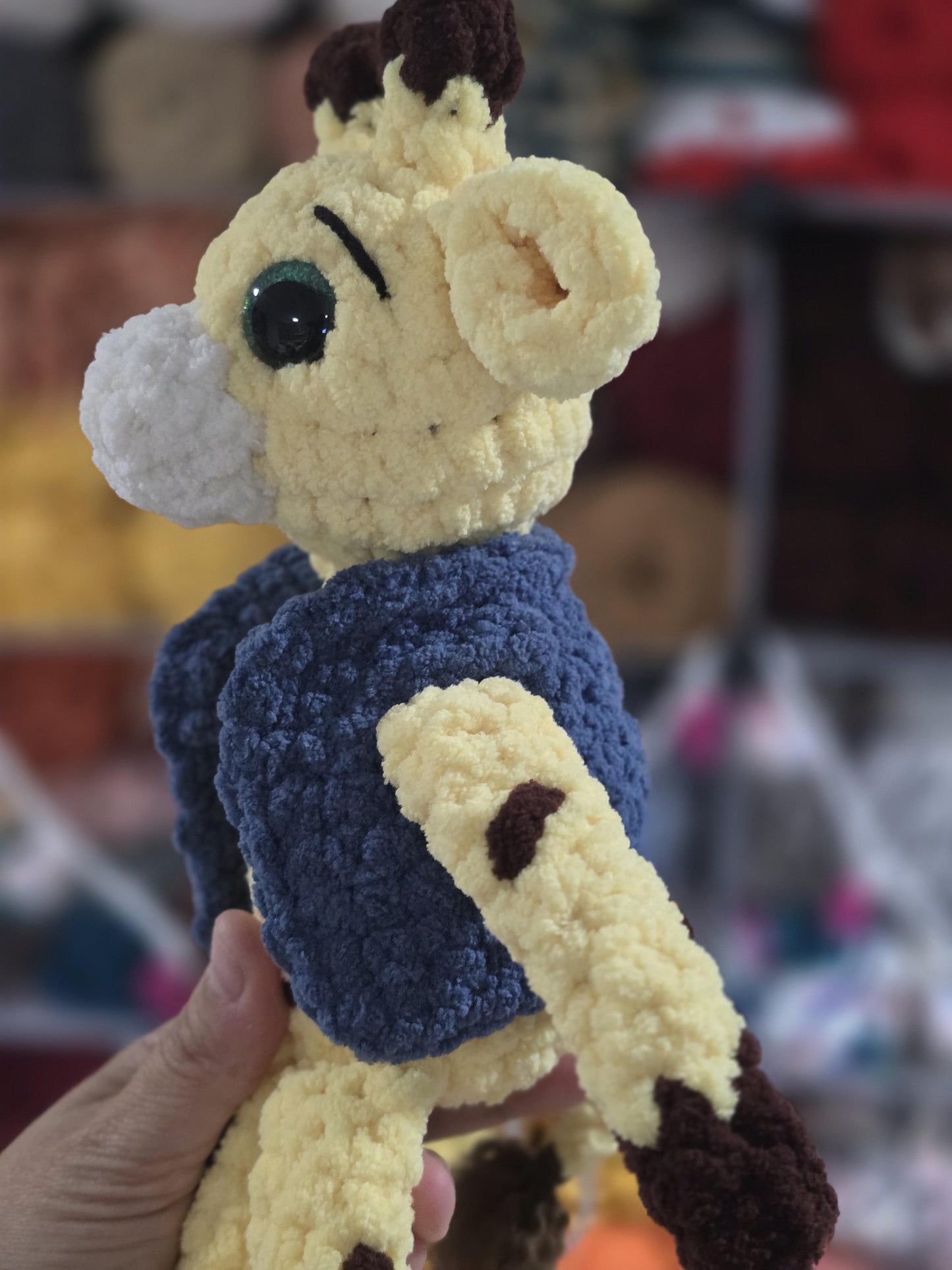 CROCHET PATTERN, Freckles the Giraffe, Whimsy Friends Collection, Giraffe Crochet Pattern, Vest, Giraffe in Vest