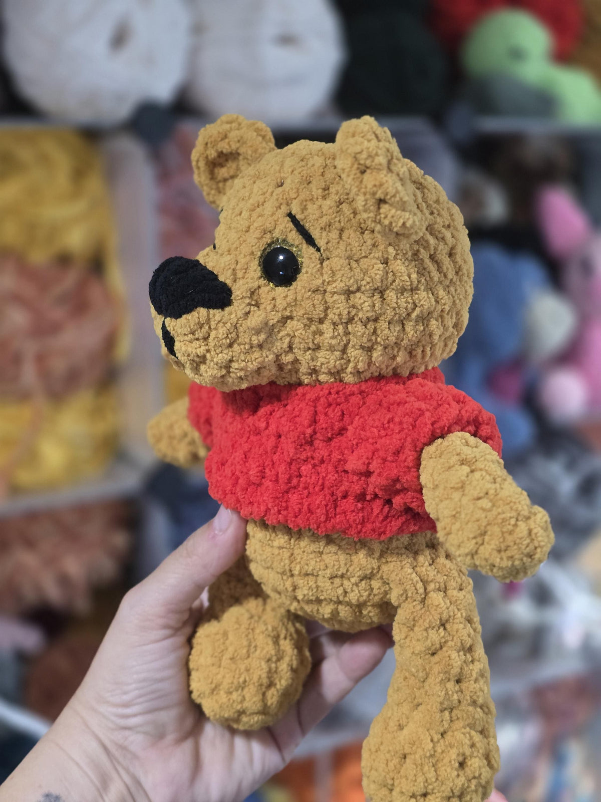 CROCHET PATTERN, Benny the Bear, Winnie-the-Pooh MOD, Hundred-Acre Story Book Collection, Classic Winnie-the-Pooh, Hunny Pot, Honey Pot