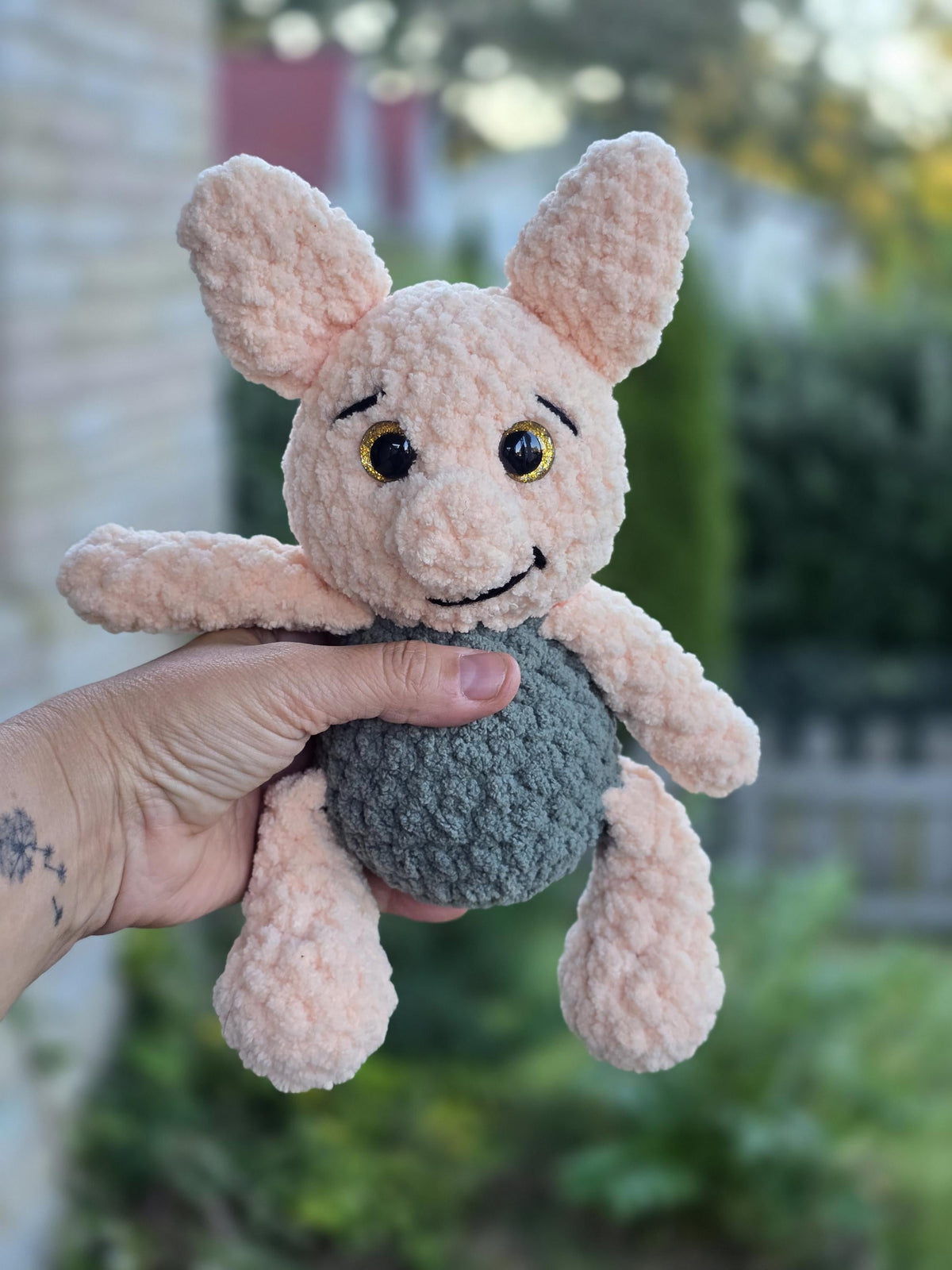 CROCHET PATTERN, Piglet, Hundred-Acre Story Book Collection, Classic Winnie-the-Pooh