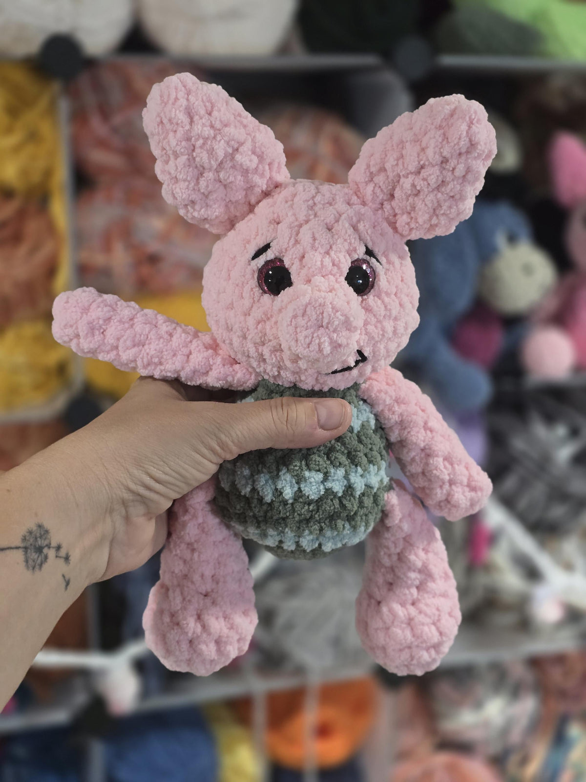 CROCHET PATTERN, Piglet, Hundred-Acre Story Book Collection, Classic Winnie-the-Pooh