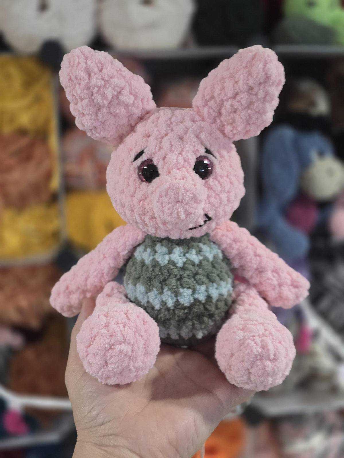 CROCHET PATTERN, Piglet, Hundred-Acre Story Book Collection, Classic Winnie-the-Pooh