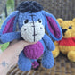 CROCHET PATTERN BUNDLE, Hundred-Acre Story Book Collection, Classic Winnie-the-Pooh, Eeyore, Piglet, Tigger, Bear