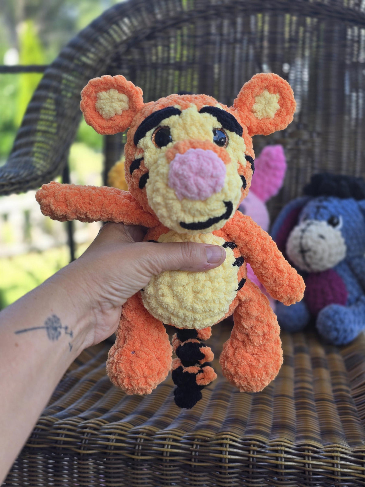 CROCHET PATTERN BUNDLE, Hundred-Acre Story Book Collection, Classic Winnie-the-Pooh, Eeyore, Piglet, Tigger, Bear