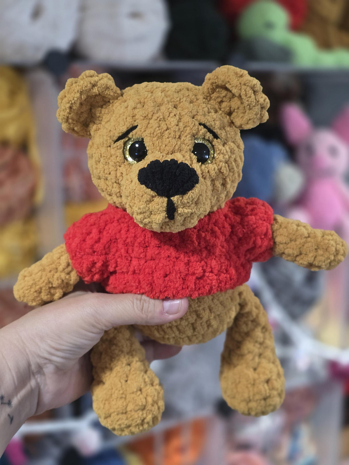 CROCHET PATTERN BUNDLE, Hundred-Acre Story Book Collection, Classic Winnie-the-Pooh, Eeyore, Piglet, Tigger, Bear