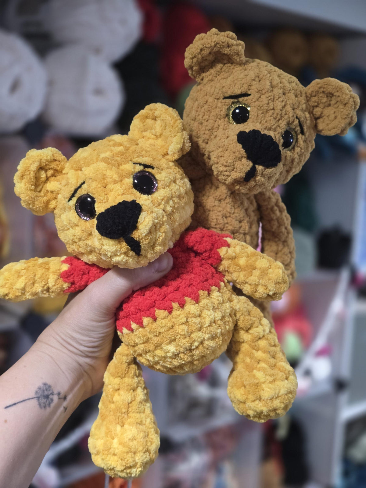 CROCHET PATTERN, Benny the Bear, Winnie-the-Pooh MOD, Hundred-Acre Story Book Collection, Classic Winnie-the-Pooh, Hunny Pot, Honey Pot