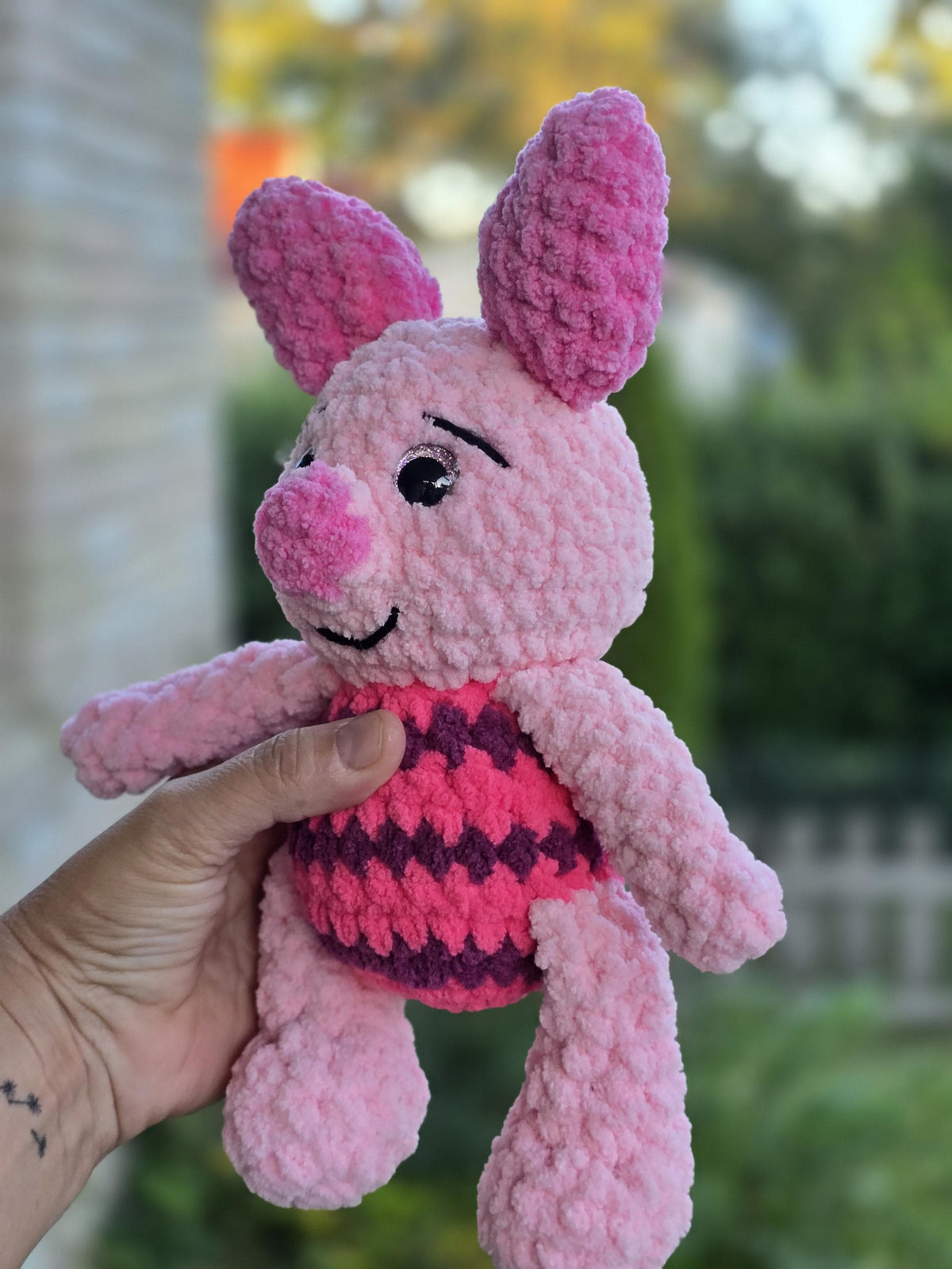 CROCHET PATTERN, Piglet, Hundred-Acre Story Book Collection, Classic Winnie-the-Pooh