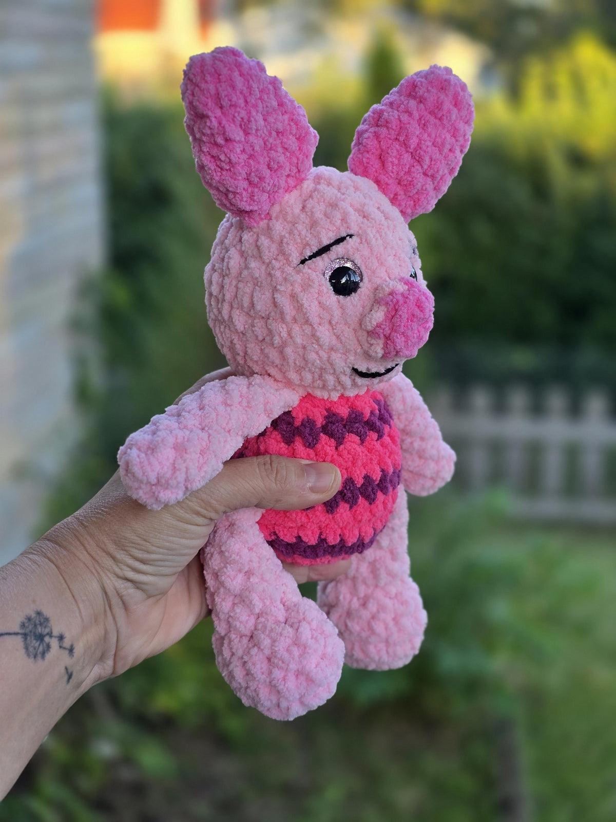 CROCHET PATTERN, Piglet, Hundred-Acre Story Book Collection, Classic Winnie-the-Pooh