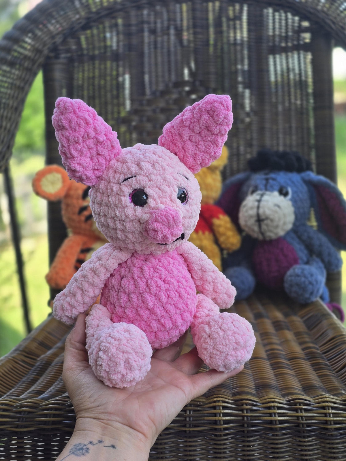 CROCHET PATTERN, Piglet, Hundred-Acre Story Book Collection, Classic Winnie-the-Pooh