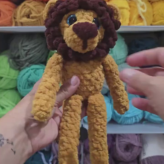 CROCHET PATTERN, Roary the Lion, Whimsy Friends Collection, Lion Crochet Pattern, Daisy, Lion Toy