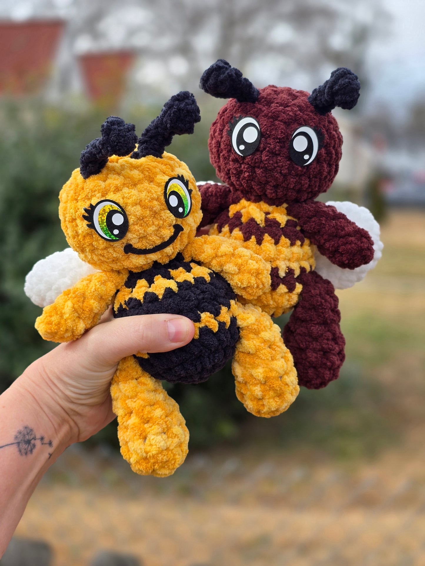 CROCHET PATTERN, Bee-Linda the Bee, Buggy Minis, Mini Collections, Amigurumi Pattern (Copy) (Copy)