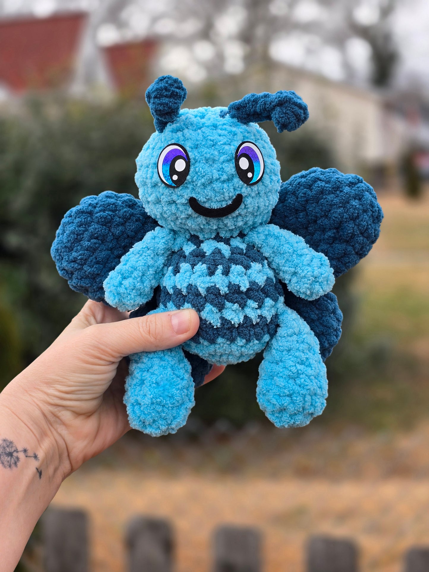 CROCHET PATTERN, Flutters the Butterfly, Buggy Minis, Mini Collections, Amigurumi Pattern (Copy)