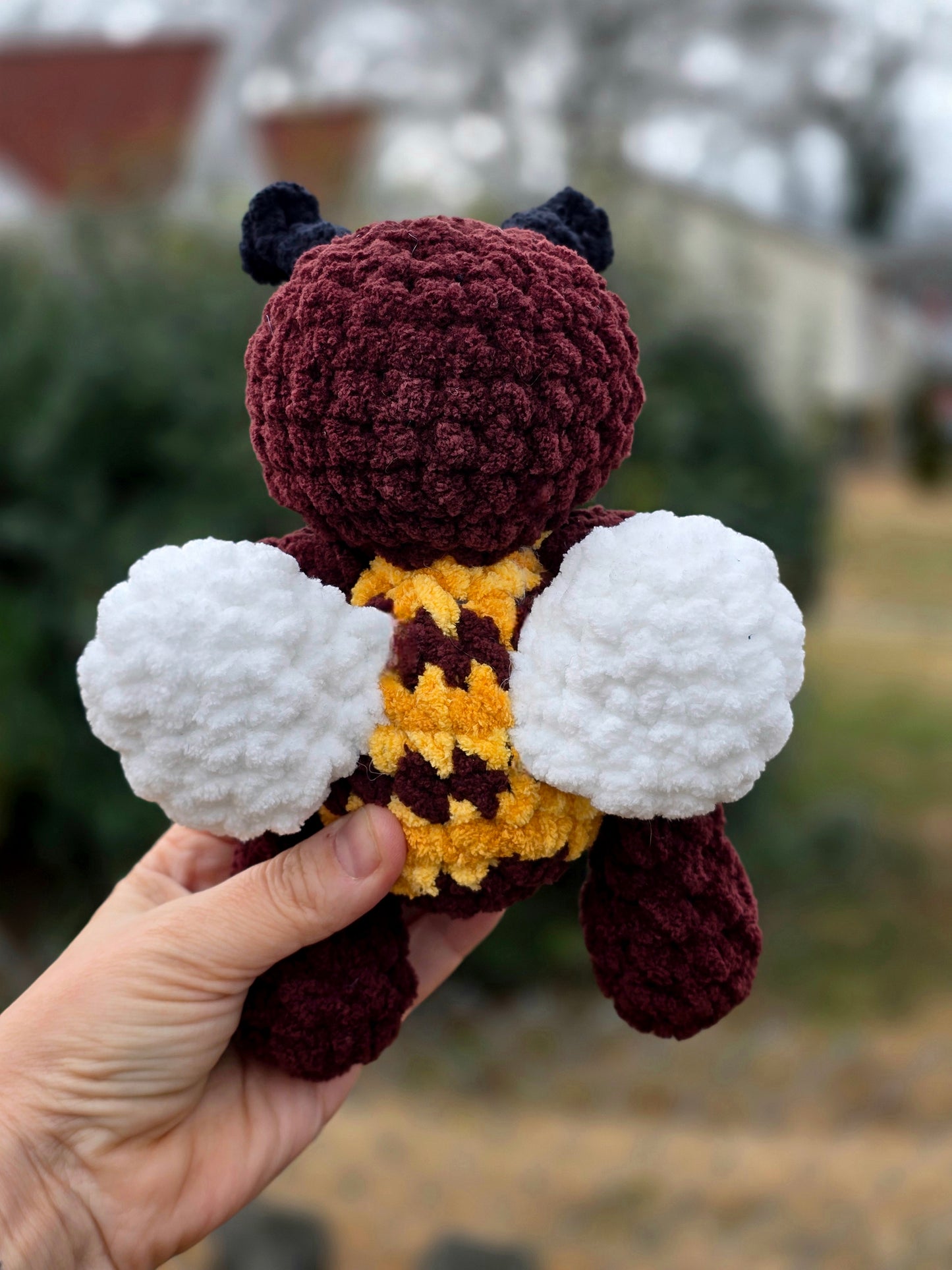 CROCHET PATTERN, Bee-Linda the Bee, Buggy Minis, Mini Collections, Amigurumi Pattern (Copy) (Copy)