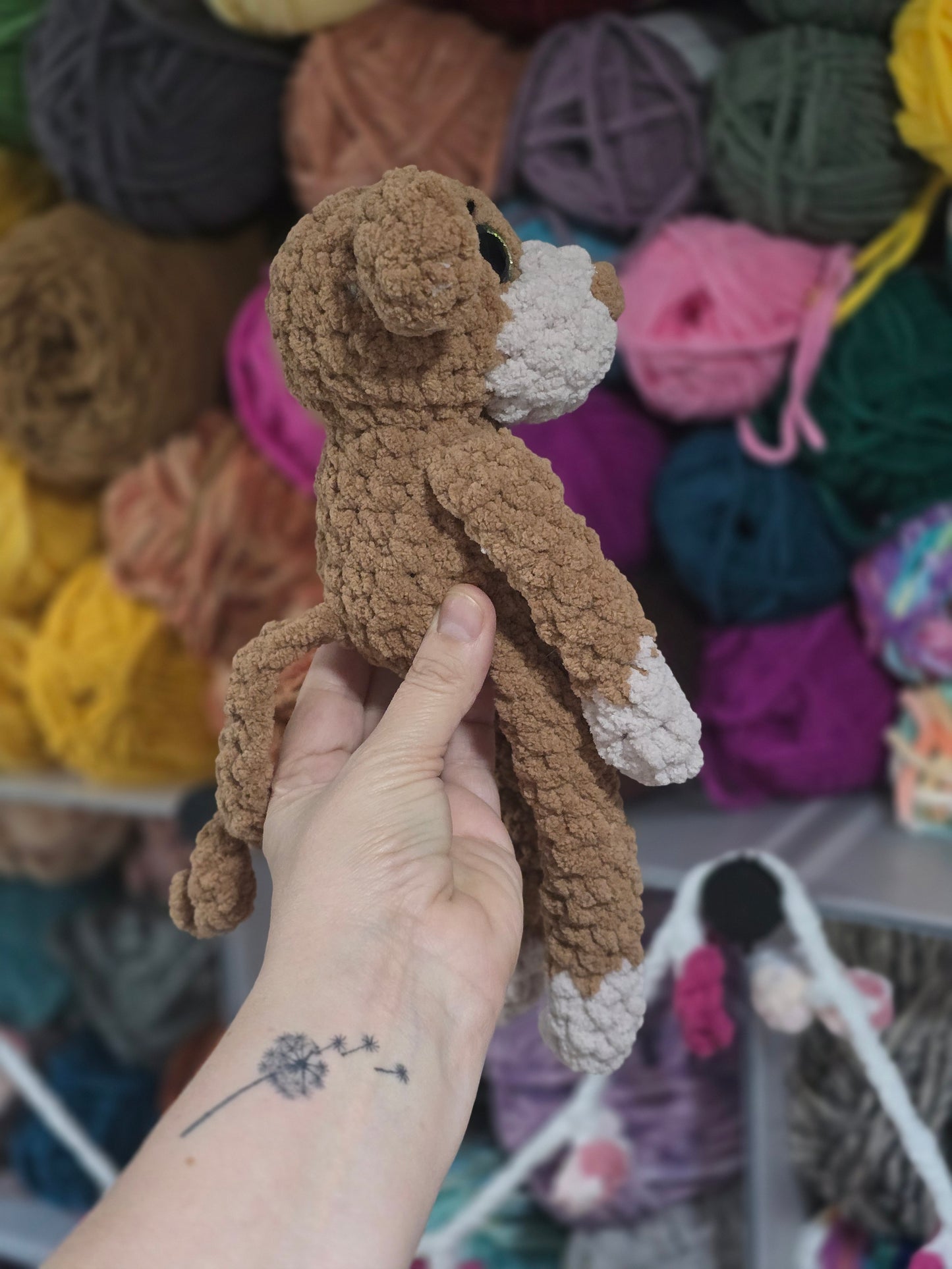 CROCHET PATTERN ~ Noodle the Monkey, Whimsy Friends Collection