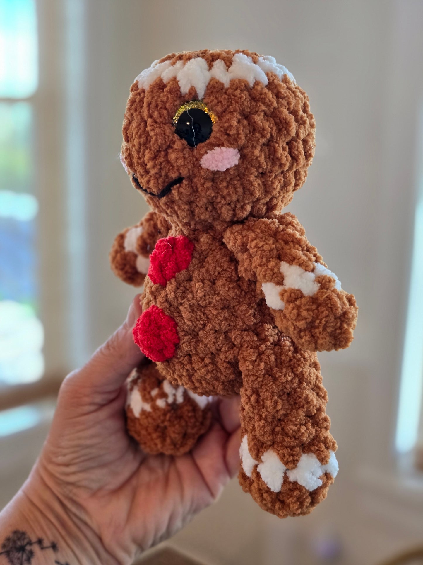CROCHET PATTERN, Gingerbread Duo, Ginger and Snap
