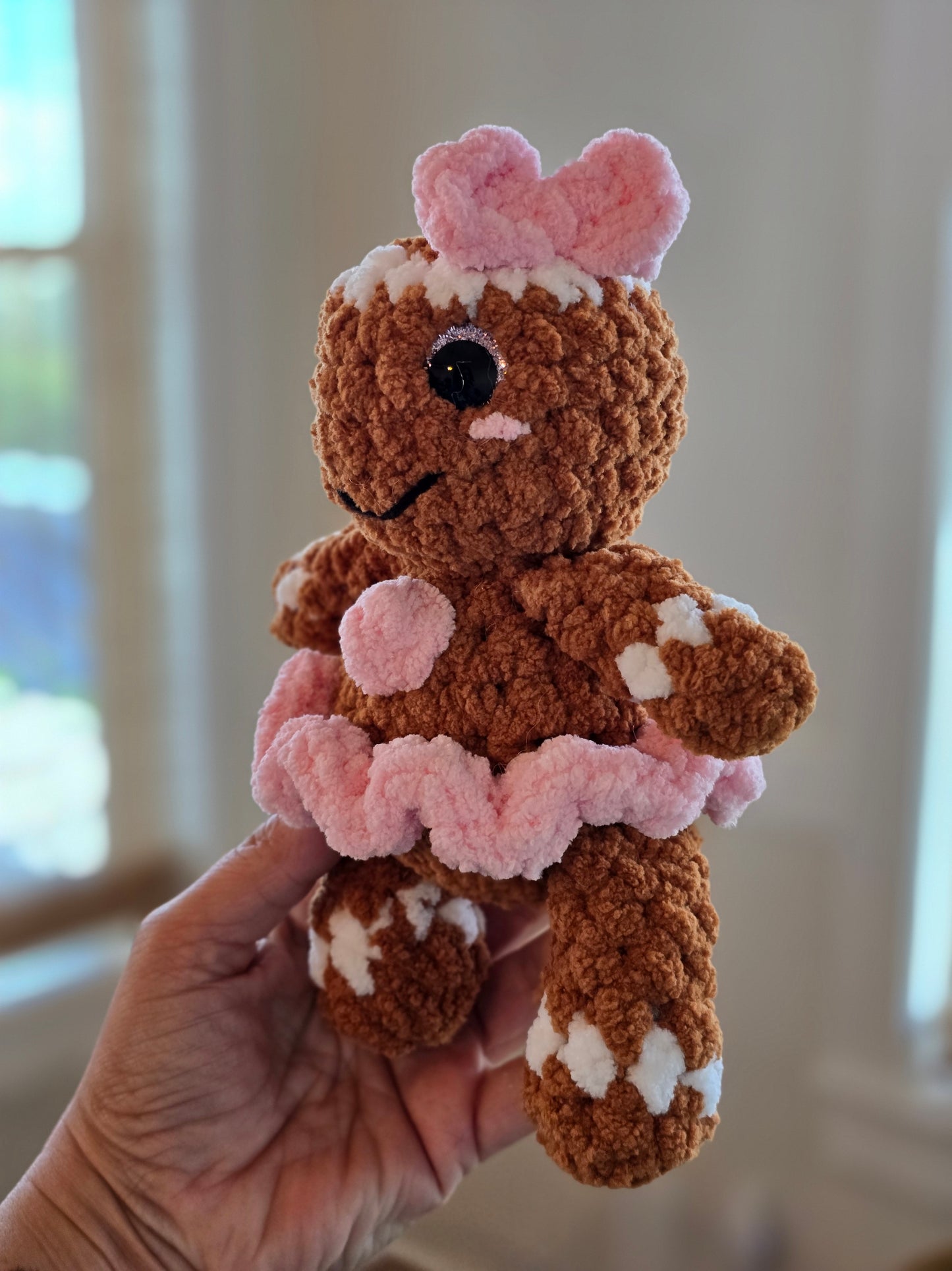 CROCHET PATTERN, Gingerbread Duo, Ginger and Snap