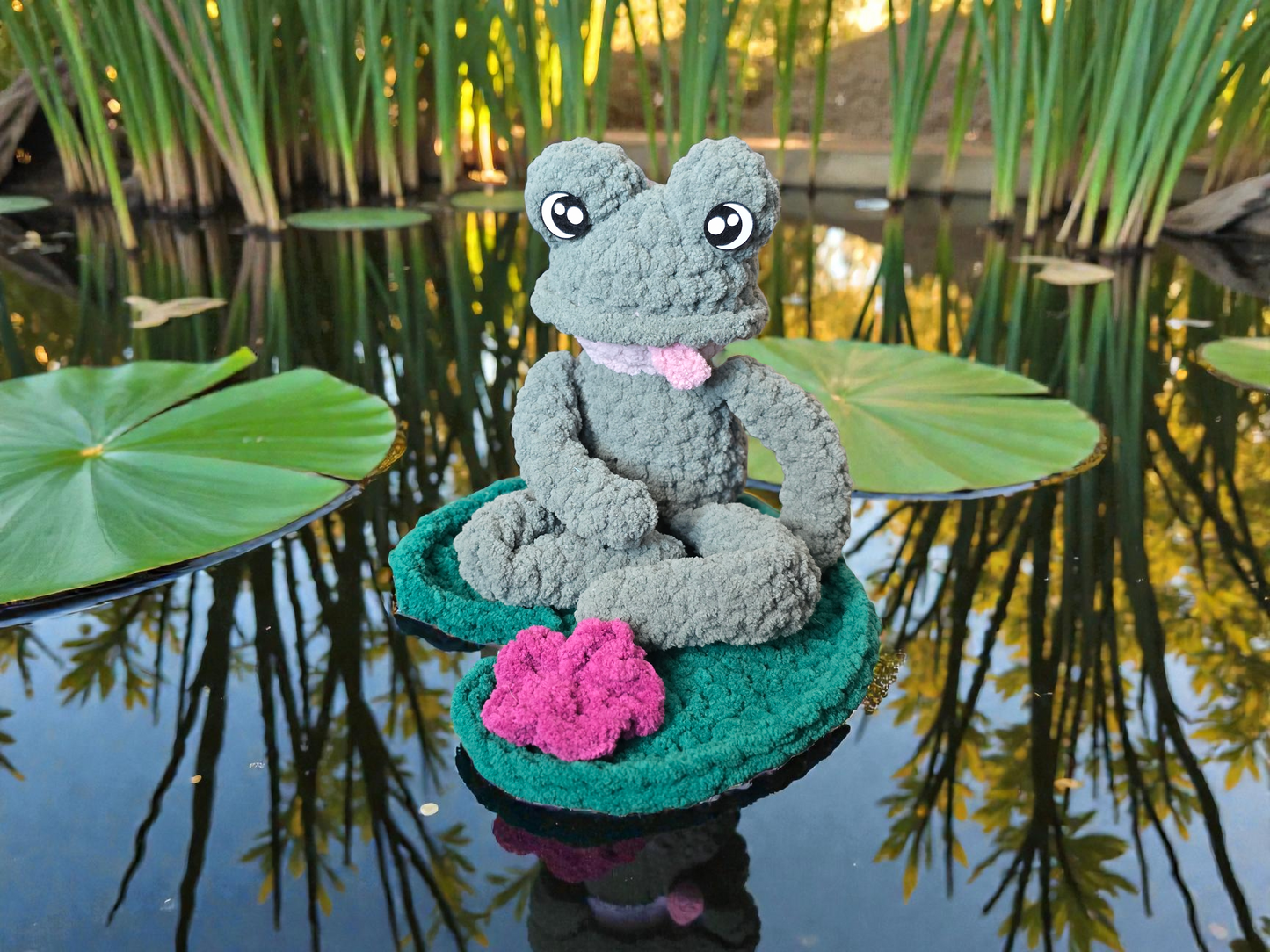 CROCHET PATTERN ~ Dewey the Frog, Whimsy Friends Collection