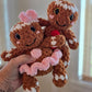 CROCHET PATTERN, Gingerbread Duo, Ginger and Snap
