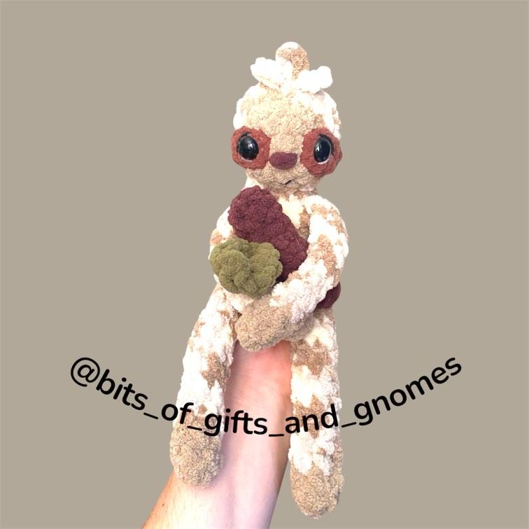 CROCHET PATTERN ~ Munchy the Sloth, Whimsy Friends Collection