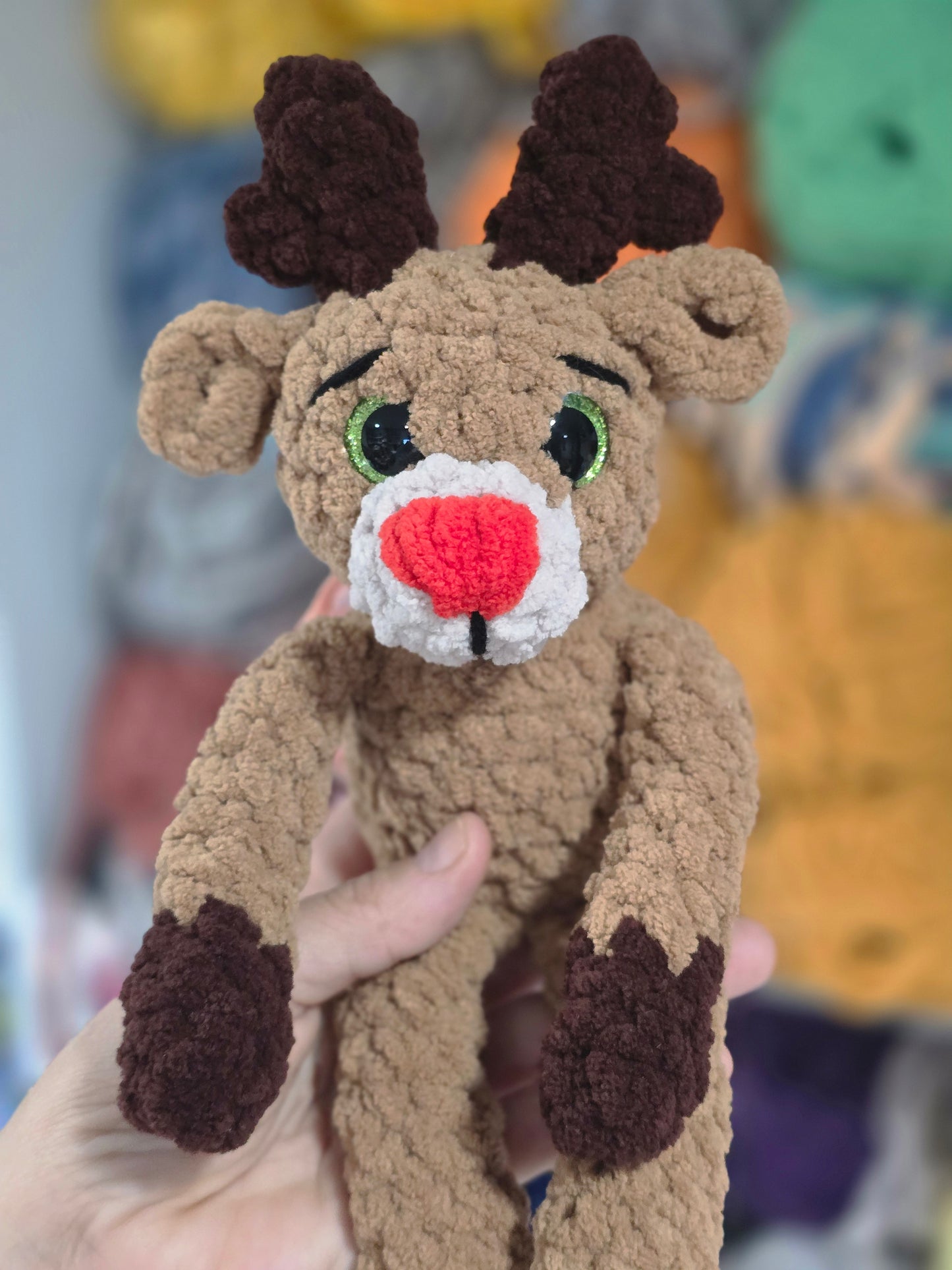 CROCHET PATTERN ~ Chestnut the Reindeer, Whimsy Friends