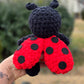 CROCHET PATTERN BUNDLE, Buggy Minis, Dottie the Ladybug, Flutters the Butterfly, Bee-Linda the Bee