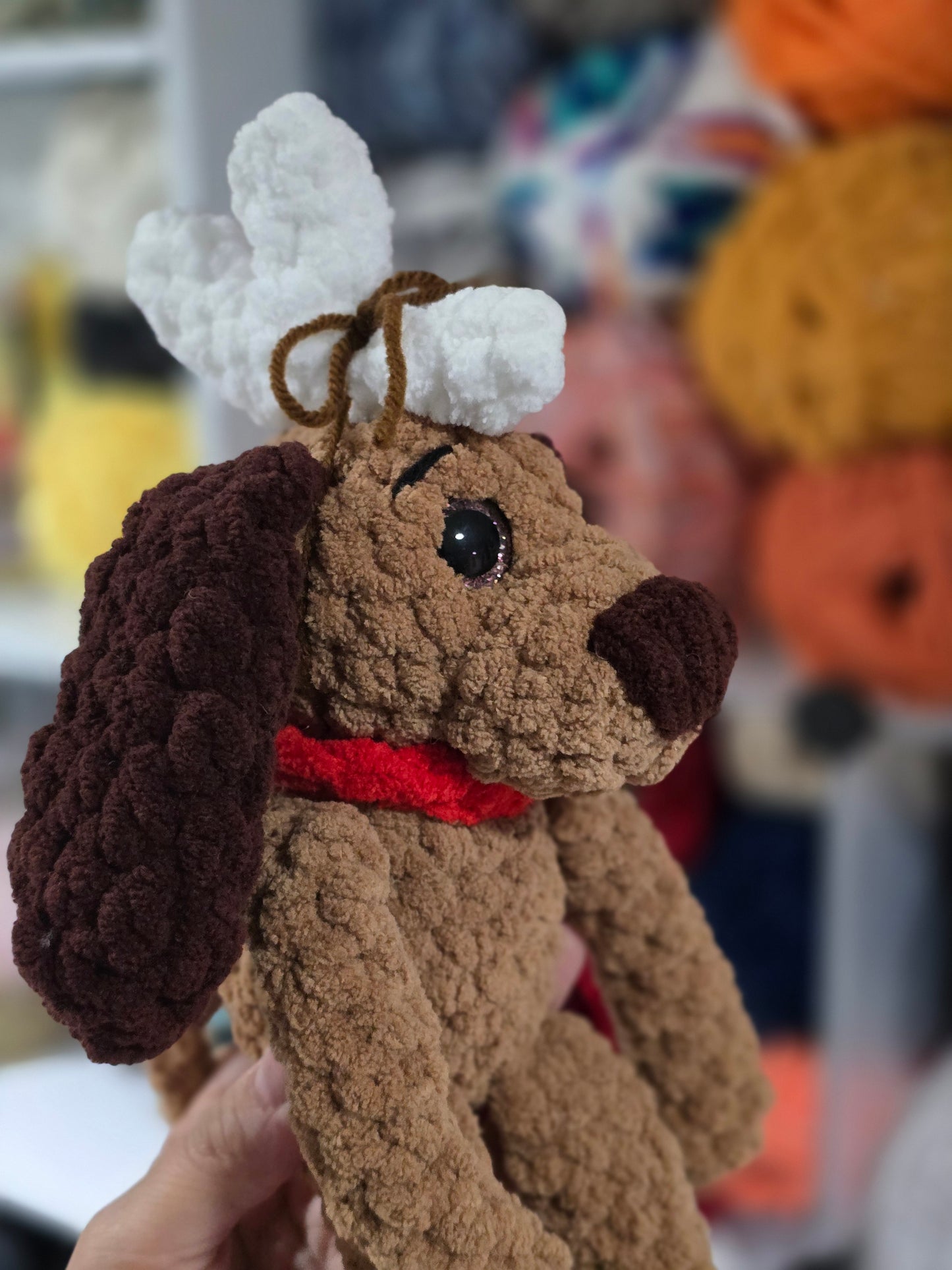 CROCHET PATTERN ~ Max the Christmas Puppy, Whimsy Friends