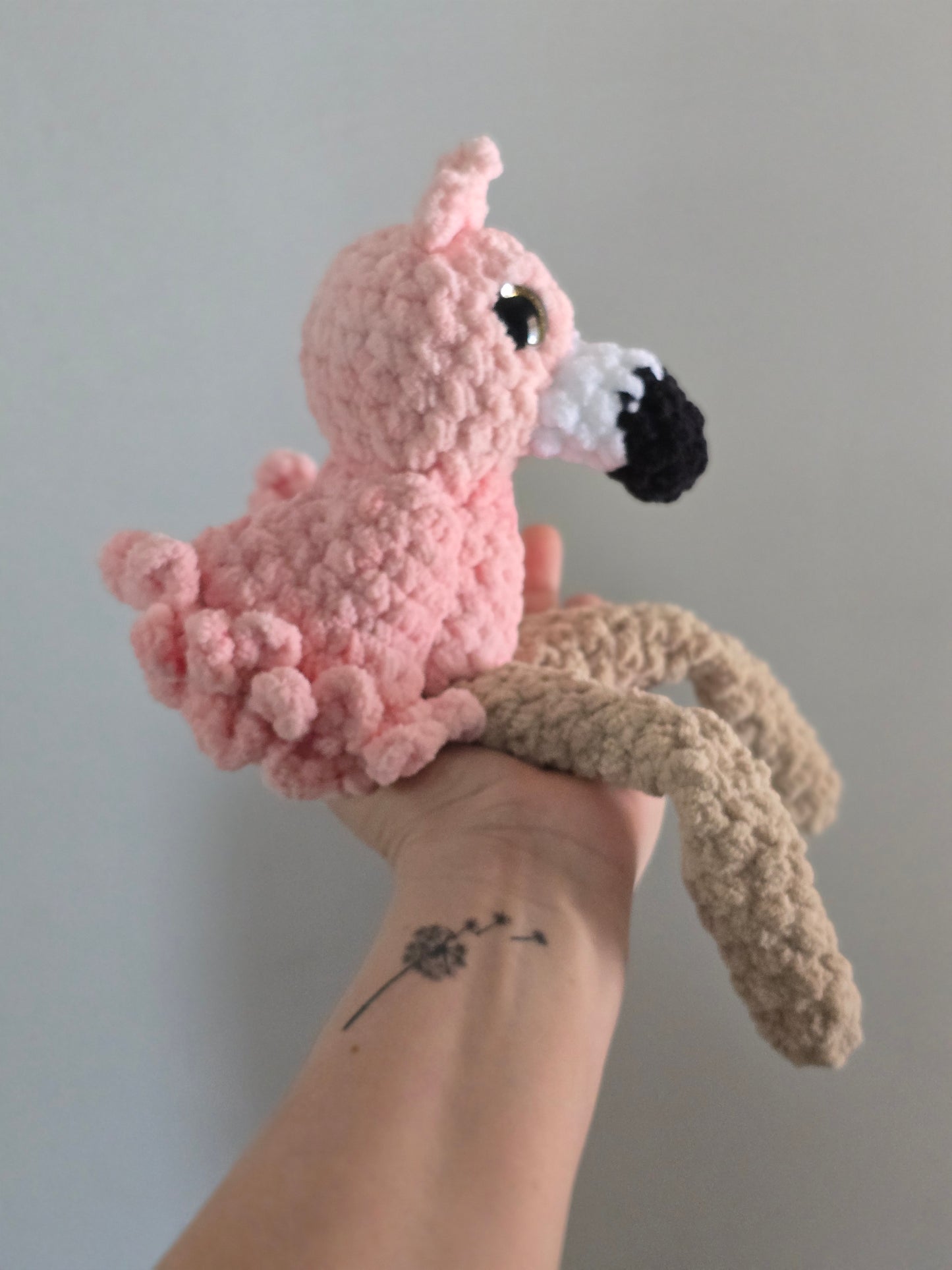 CROCHET PATTERN ~ Mingo the Flamingo, Whimsy Friends Collection