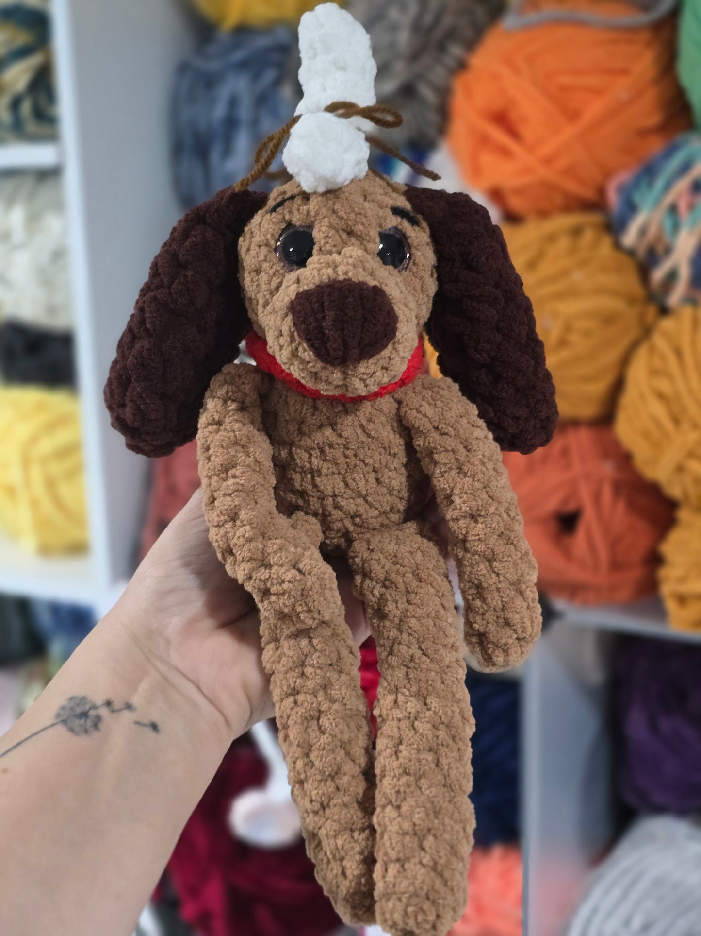 CROCHET PATTERN ~ Max the Christmas Puppy, Whimsy Friends