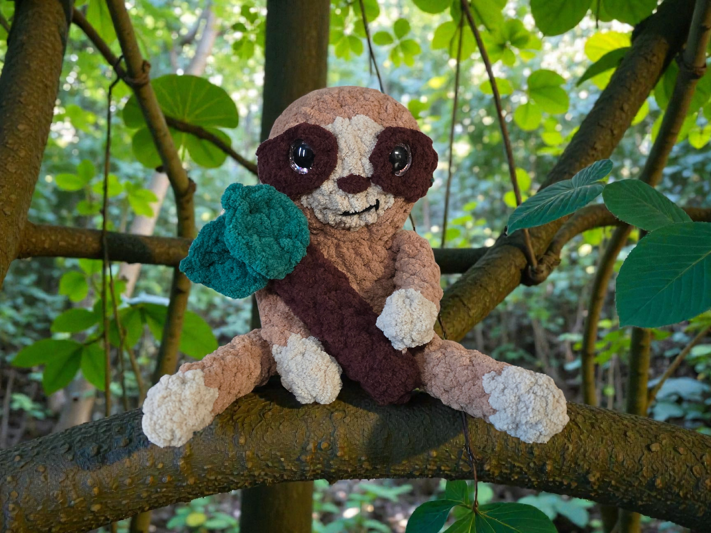 CROCHET PATTERN ~ Munchy the Sloth, Whimsy Friends Collection