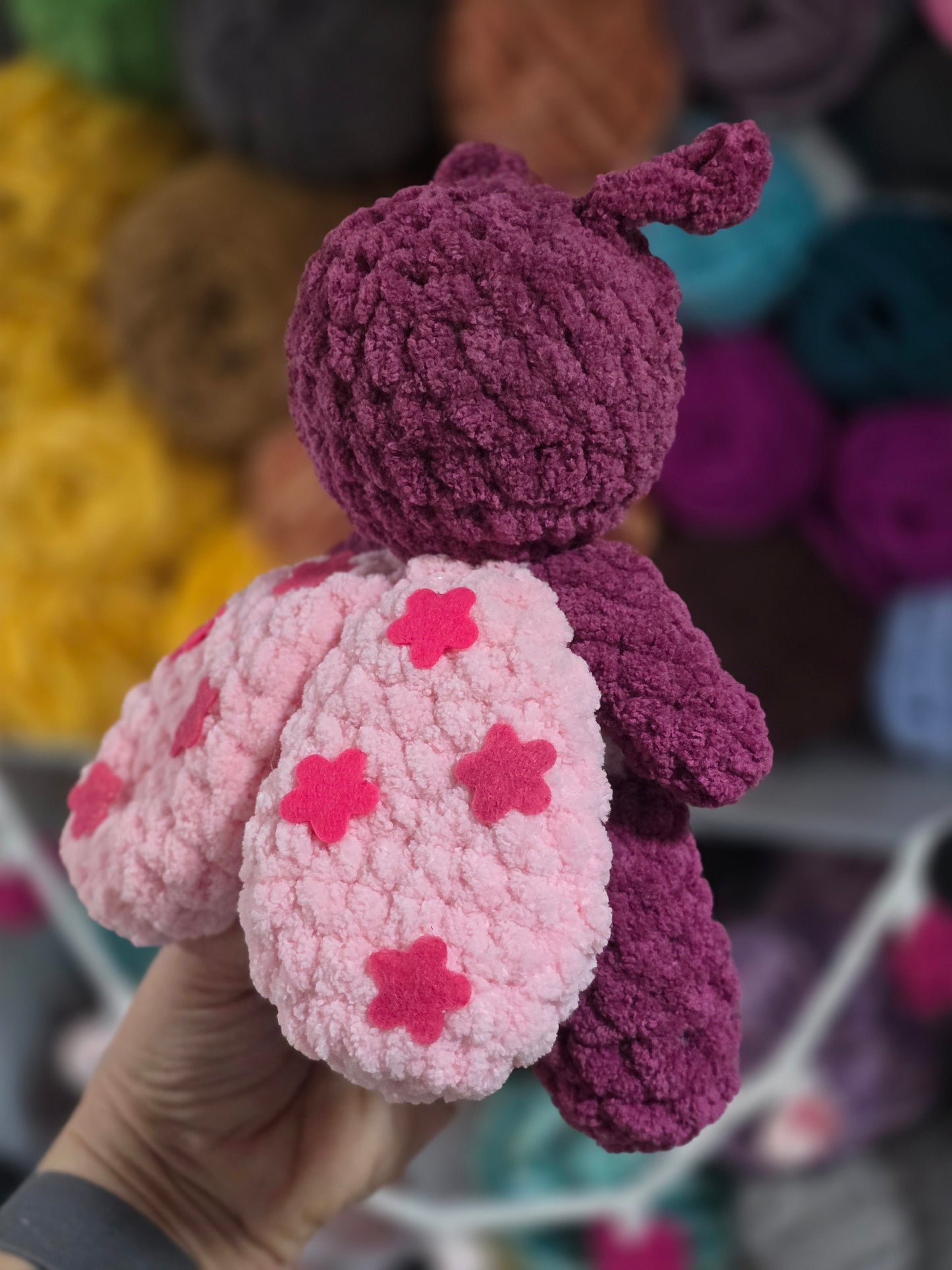 CROCHET PATTERN BUNDLE, Buggy Minis, Dottie the Ladybug, Flutters the Butterfly, Bee-Linda the Bee
