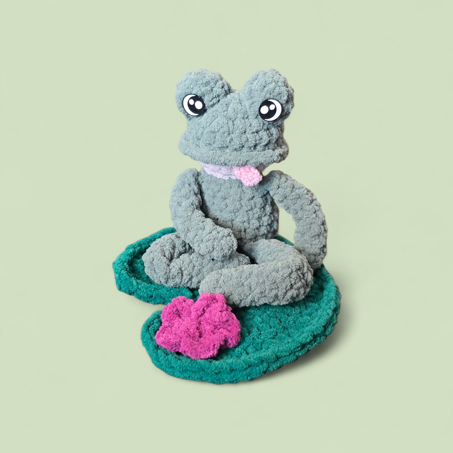 CROCHET PATTERN ~ Dewey the Frog, Whimsy Friends Collection