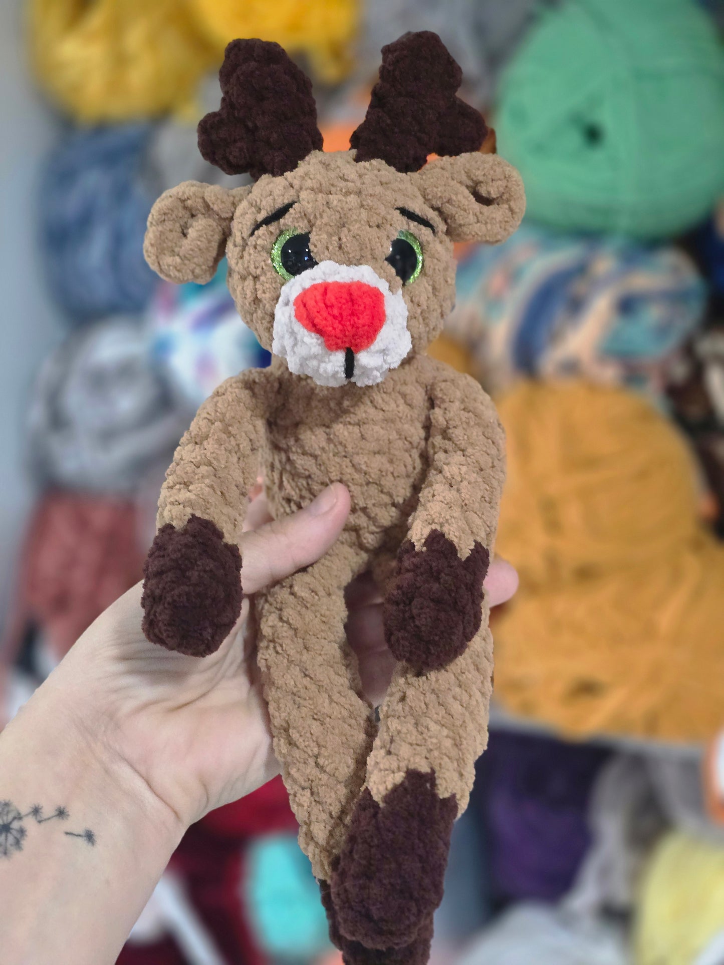 CROCHET PATTERN ~ Chestnut the Reindeer, Whimsy Friends