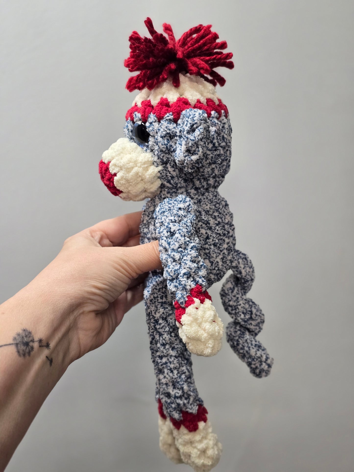 CROCHET PATTERN ~ Noodle the Monkey, Whimsy Friends Collection