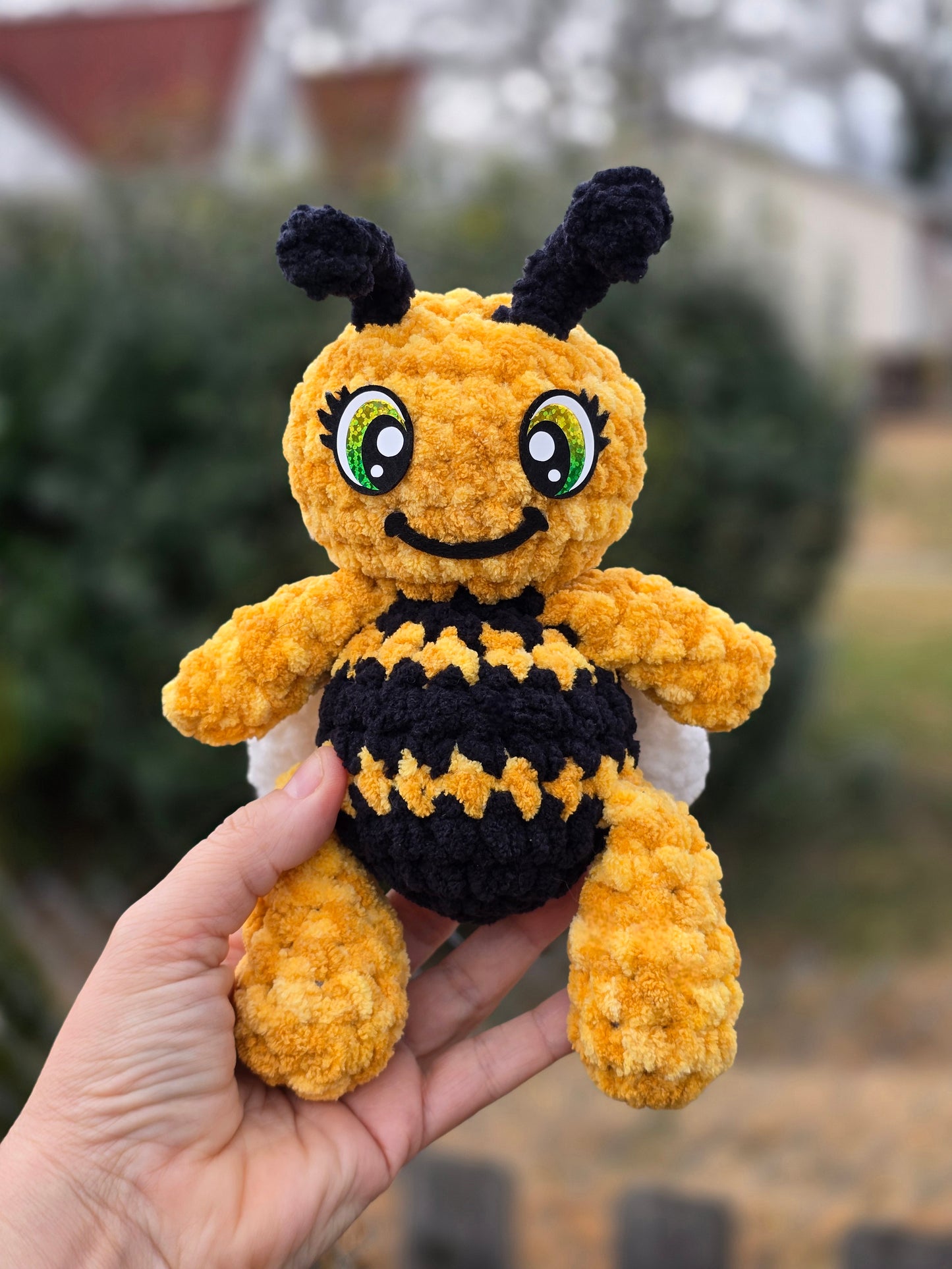 CROCHET PATTERN, Bee-Linda the Bee, Buggy Minis, Mini Collections, Amigurumi Pattern (Copy) (Copy)