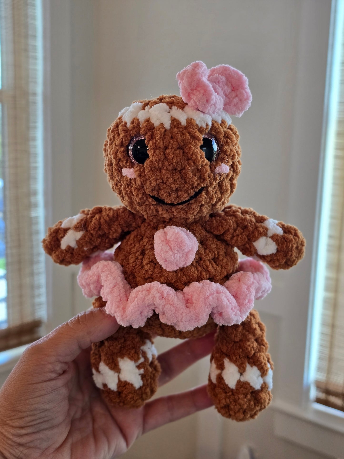 CROCHET PATTERN, Gingerbread Duo, Ginger and Snap