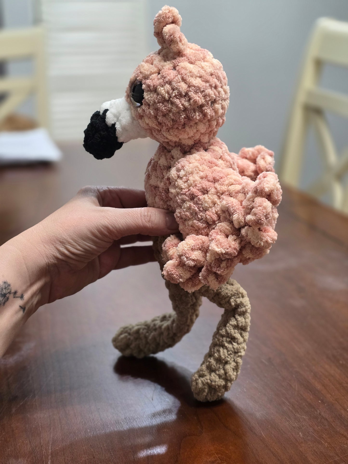 CROCHET PATTERN ~ Mingo the Flamingo, Whimsy Friends Collection