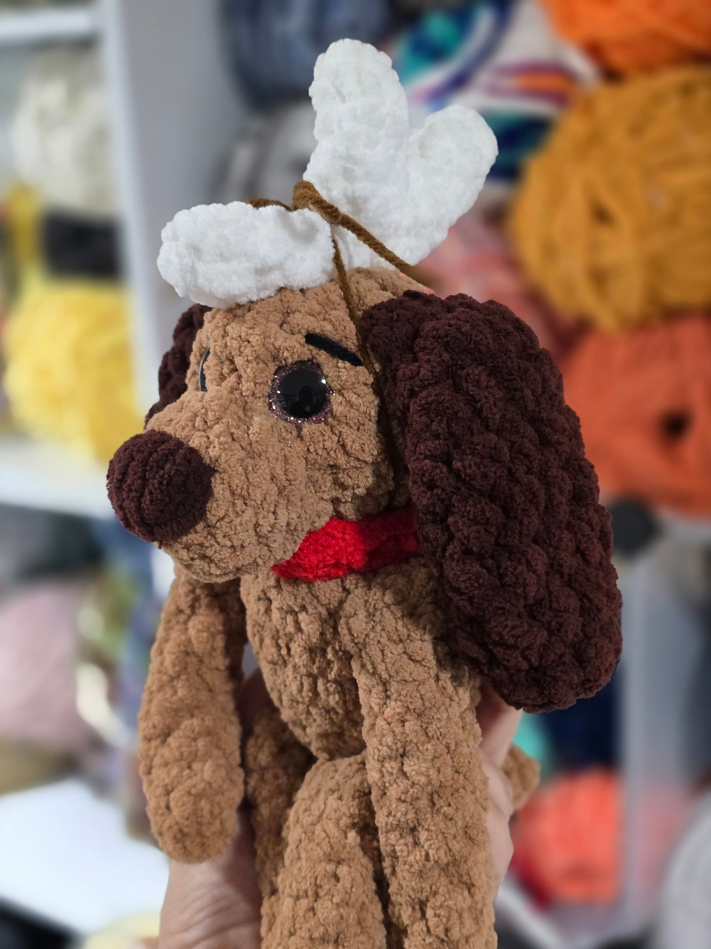 CROCHET PATTERN ~ Max the Christmas Puppy, Whimsy Friends