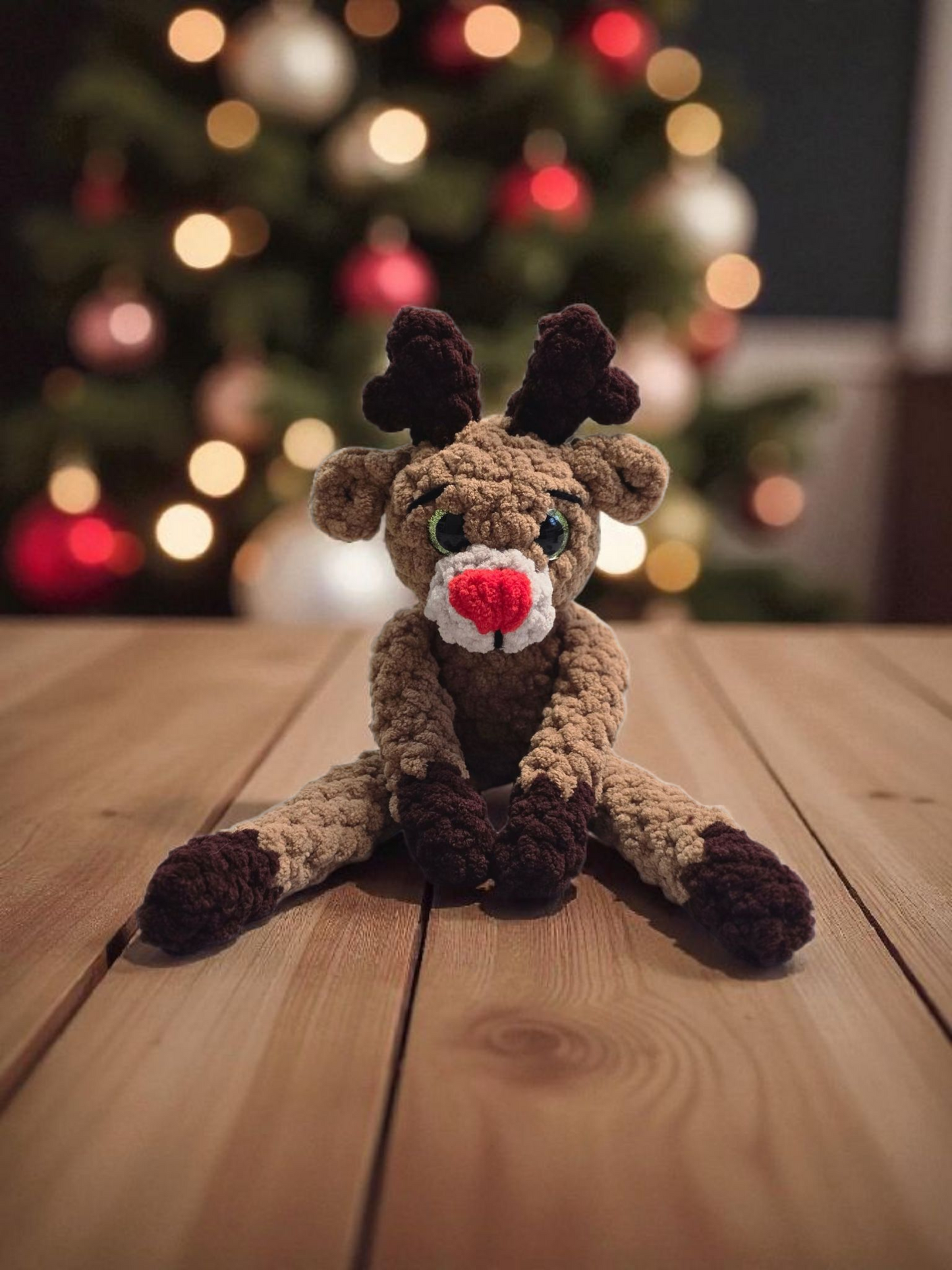 CROCHET PATTERN ~ Chestnut the Reindeer, Whimsy Friends