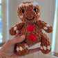 CROCHET PATTERN, Gingerbread Duo, Ginger and Snap