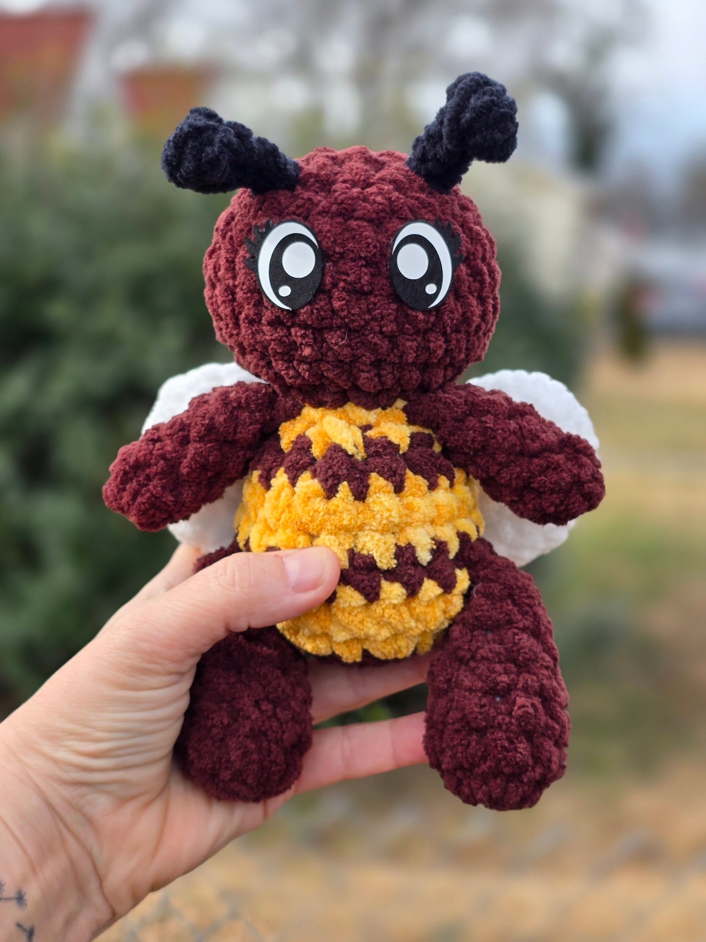 CROCHET PATTERN, Bee-Linda the Bee, Buggy Minis, Mini Collections, Amigurumi Pattern (Copy) (Copy)