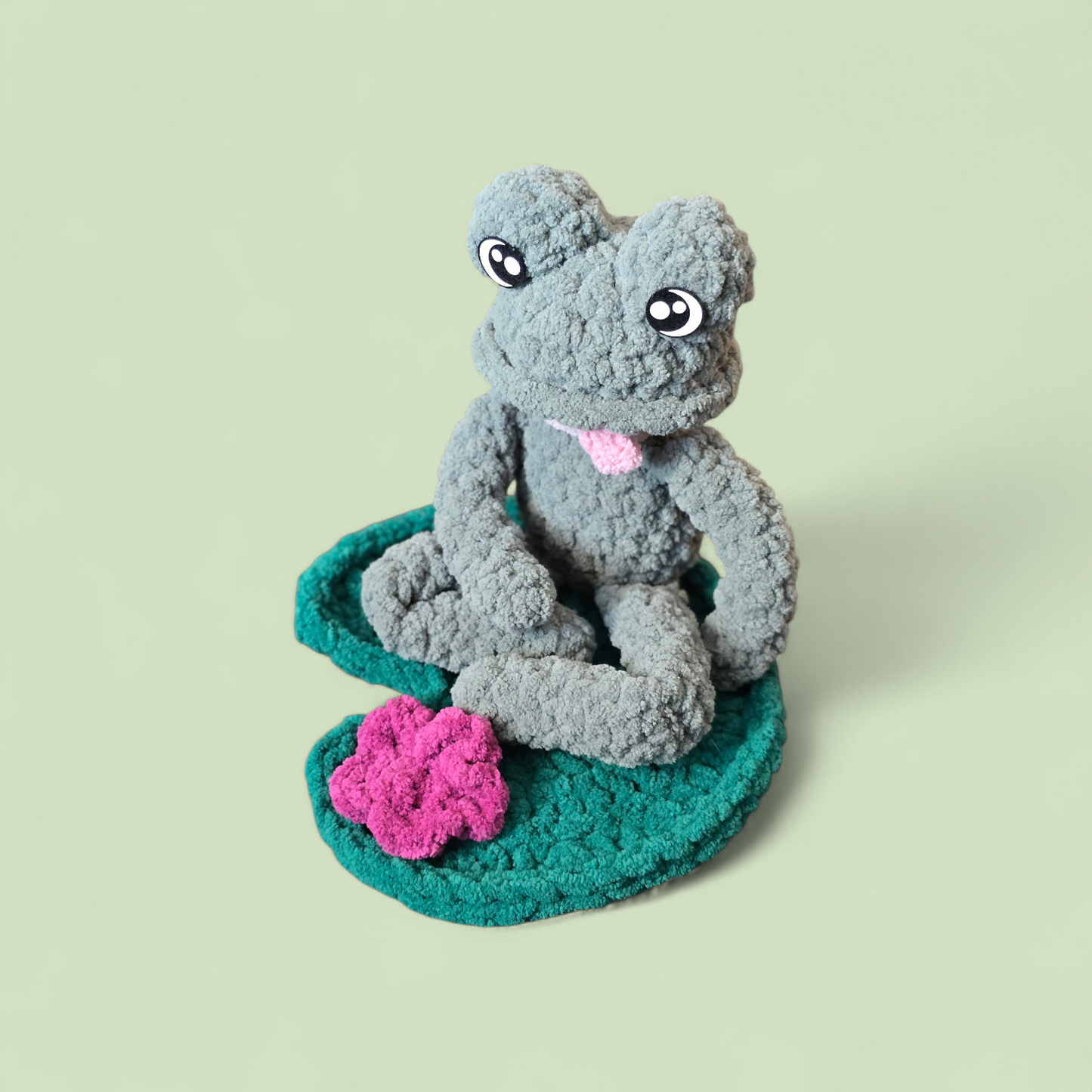 CROCHET PATTERN ~ Dewey the Frog, Whimsy Friends Collection