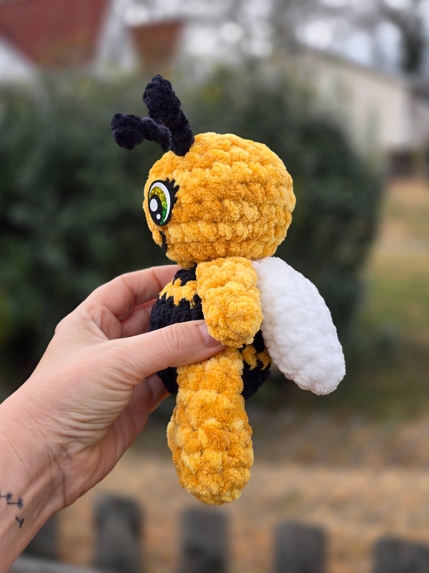 CROCHET PATTERN, Bee-Linda the Bee, Buggy Minis, Mini Collections, Amigurumi Pattern (Copy) (Copy)