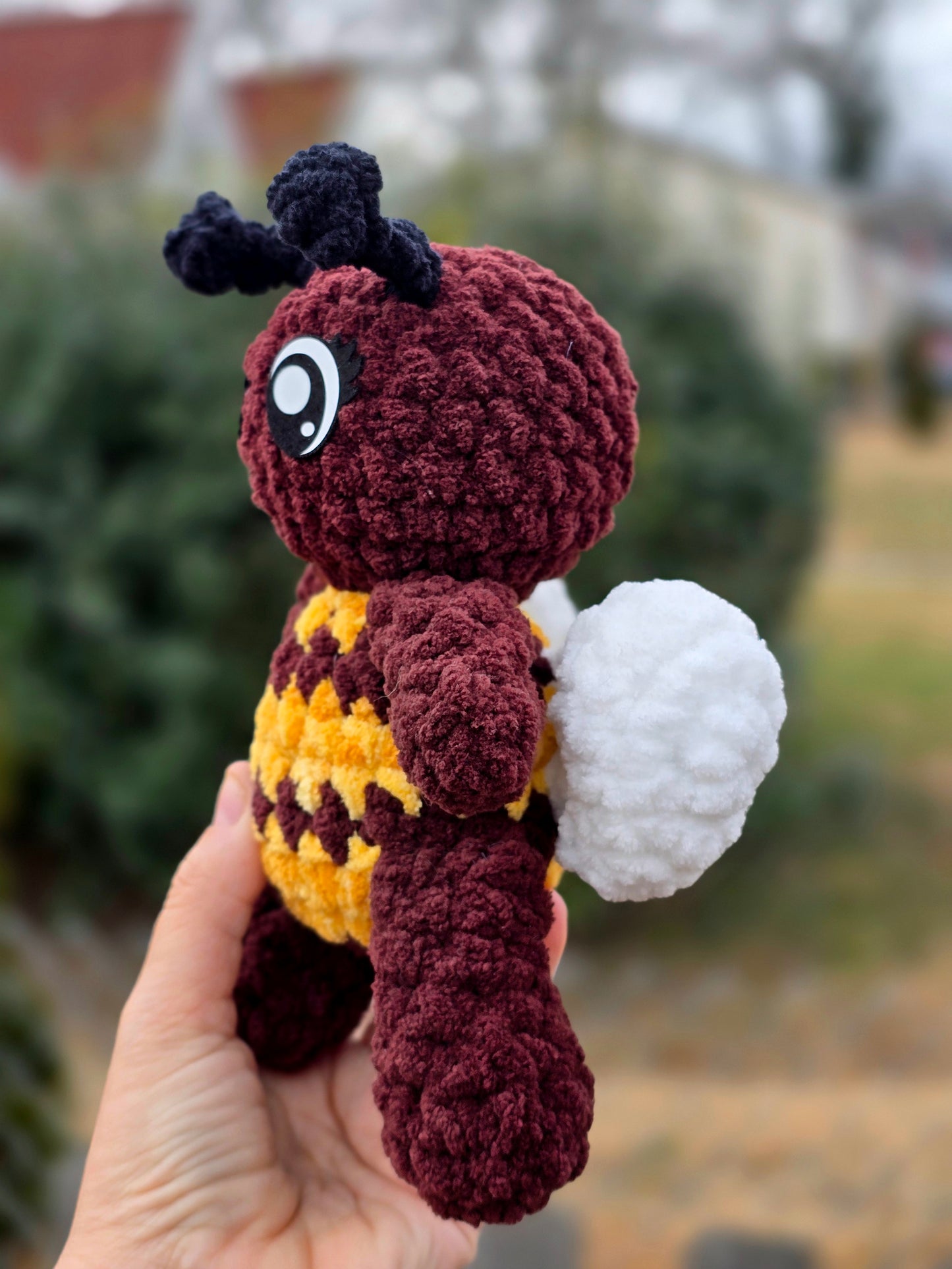 CROCHET PATTERN, Bee-Linda the Bee, Buggy Minis, Mini Collections, Amigurumi Pattern (Copy) (Copy)