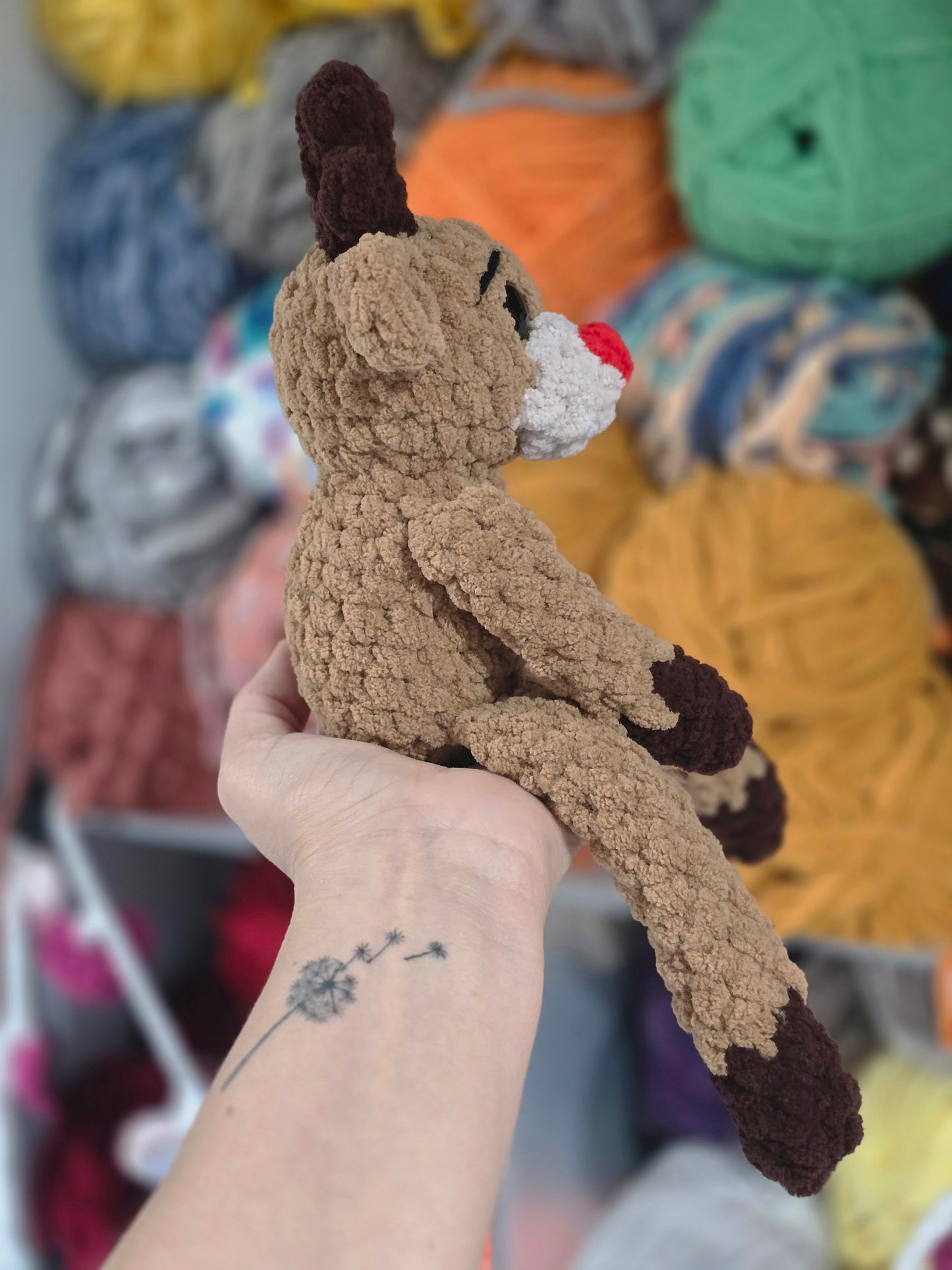 CROCHET PATTERN ~ Chestnut the Reindeer, Whimsy Friends